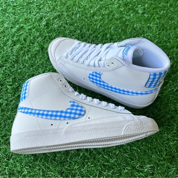 Nike Blazer Mid ‘77 White / University Blue - Picture 3 of 10